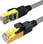 Cat6 Ethernet Cable - Premium High-Speed Ethernet Cable, Cat 6 LAN Cable | Strong Network Cable Fast Internet, Streaming, and Office Use, Wired Connection for All Devices