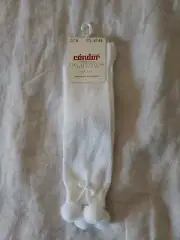 Condor Girls White Cotton Socks Size 3 Or 21-23