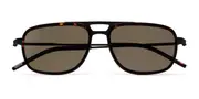 Kaleos Kasten Titanium Polarized C5 Men's Sunglasses Black Size 57