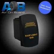 Rocker switch 659O ROOF LIGHT BAR amber ON/OFF waterproof SPST marine