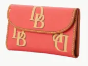 Dooney & Bourke Monogram Continental Clutch Wallet ~ Red