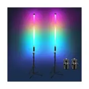 2Pack APP Control RGB Vivid Color LED Video Tube Light, Rechargeable and Hand...