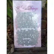 Nini's Things Best Wishes With Love Word Leaf Cutting Stencil Set Die Scrapbook