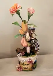 Mixed Media Fairy Box Believe Ooak Home decor Whimsical Art