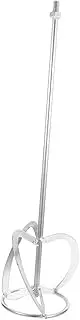 COHEALI Galvanized Steel Mixing Paddle for Cement Paint Grout Mixer Attachment for Projects Outdoor Use Helical Design Prevents Air Bubbles