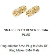 AD1003 Plug adaptor SMA Plug to SMA-RP P
