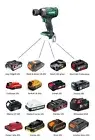 Battery Adapter for Hitachi (Hikoki, Metabo HPT) 18V Tools ( Jadapters )