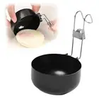 Summer Gadgets Stainless Steel Egg Cooker Egg Ring 2024 New Collapsible Hang Ear