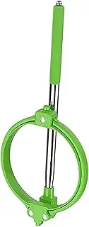 JISADER Dog Poops Scooper Waste Cleaning Tool Long Handle Foldable Adjustable Pet Waste Picker for Yard Small, Medium, Large Pets, Green