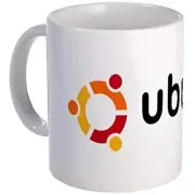 11oz mug Taz Ubuntu - Printed Ceramic Coffee Programmer Tea Cup Gift