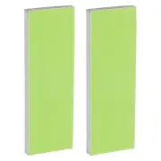 2Pcs Knife Handle Liner, 4.7"x1.6"x0.3" G10 Spacer, Interlayer Fluorescent Green