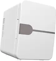 Pitycbo Compact Refrigerator Mini Fridge Portable Small Fridge Cosmetics Fridge for Desk, White