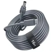 Starlink Mini Cable, 5m/16.4ft USB C to DC Power Cord,5.5mm, Type c 5.0 Meters
