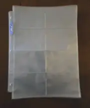 100 - Vintage Ultra Pro Platinum 8 Pocket Pages