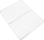 ibasenice Stainless Steel BBQ Mesh Grill Grate Grill Mats for Outdoor Grill Nets Barbecue Barbeque Fabric Outdoor Grill Net Stainless Steel Cooling Rack Grate for Grill Metal Grate Silver