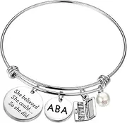 [BLEOUK] ABA Therapist Gift Behavior Therapist Gift She Believed She Could So She Did ABA Therapist Graduation Gift Therapy Thank You Gift