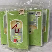 4x Butler 416203 Squeeze Mop with Scrubber Refill Safe For No Wax Floors Green