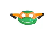 TMNT Childrens/Kids Michelangelo 1/2 Mask (Green/Orange) (One Size)