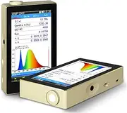 350C Portable Spectrometer Spectral Illuminometer CCT CRI Lux Meter for LED Grow Lights for Home, Plant Growth Lab