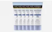Neutrogena Ultra Sheer Dry Touch Sunscreen Lotion 3oz SPF 70 LOT OF 6