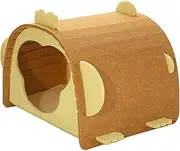 Cozy Felt Cat House Multi Function Removable Cat Tunnel Nest for Pets Durable Warm Sleeping Bed for Cats and Kittens Stylish Pet Resting Place
