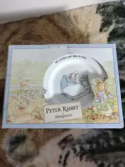 Vintage Wedgwood 1991 Peter Rabbit Mug, Appetizer Plate, Cereal Bowl Set England
