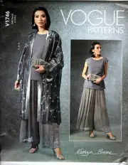 Vogue V1746 Misses S to L Kathryn Brenne Jacket, Top and Pants Sewing Pattern