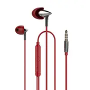 Hi705 Stereo Bass Sport In-Ear Earphone Noise Isolating Earbud Headphone(Red)