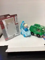 Vehicle Bundle; Barney Stormin Jackson Storm, Elsa Float, Recycle Truck 4 PCs