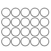 10Pairs 18mm Outside Dia 1mm Cross Section Industrial Rubber O Rings Seals