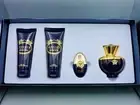 Versace Dylan Blue Gift Set 100ml & 10ml Spray 100ml Body Lotion 100ml Bath Gel