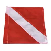 Essential Safety Tool for Divers Scuba Diving Flag Red and White 9 4x9 4inch