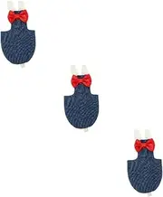 TOBBOMEY 3pcs Parakeet Diaper Flight Suit Bird Diapers for Pet Birds Comfortable Easy to Wear Cotton Fabric
