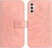 Compatible with Samsung Galaxy A14 5G Cover,Compatible with Samsung Galaxy A14 4G Flip Kickstand Card Slots Magnetic Closure Phone Case Pink