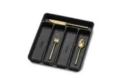 Madesmart 5 Compartment Cutlery Tray Kitchen Utensil Holder 33x29cm Carbon