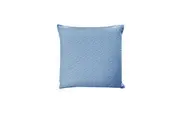 Celeste Powder Blue Trim Bedspread Set or Square Cushion by Georges Fine Linens