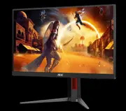 AOC 27' IPS, Full HD 1920x1080, Adaptive Sync,1ms, 180Hz, HDR10, Borderless, Height Adjustable Stand, VESA 100X100m, HDMI 2.0, DP 1.4 Gaming Monitor