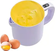 Electric Egg Beater - 2 in 1 Cordless Handheld Mixer and Filter,1L Rice Washing Bowl, Automatic Stirrer for Milk Liquid Rice Baking Beating Whisking