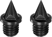 [uxcell] 2pcs Track Spikes 1/4 Inch Carbon Steel Lightweight Replacement Spikes for Sprint Short Running Track Shoes, Black