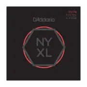 D'Addario NYXL1074 Electric Guitar Strings; 8-String set gauges 10-74