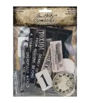 Tim Holtz Idea-ology BASEBOARDS - HALLOWEEN Ephemera 32pcs TH94252
