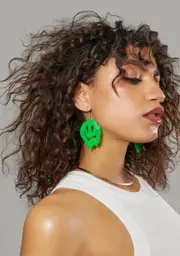 Make You Melt Smiley Face Earrings