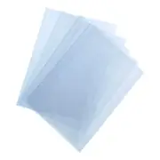 100Pcs 20x15.5 Inch Shrink Wrap Bags, Blue Clear PVC Heat Shrink Wrap