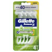 Gillette Sensor 3 Comfort 4 Disposable Razors