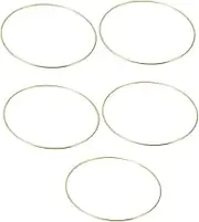 Homoyoyo 5pcs Dream Catcher Accessory Hoops for DIY Wreaths and Wall Decor Elegant Design for Crafting Dream Catchers and Home Decor Projects