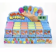 Buddeez Silly Putty, Finger Puppet Character Molds, Fidget Toy. Set Of 2