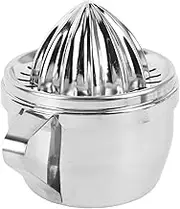 Citrus Juicer, Manual Squeezer Hand Juicer for Easy Juice Extraction, Stainless Steel Multifunctional Kitchen Tool with Safety Feature, Space Saving Design, and Large Capacity