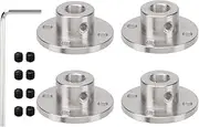CENPEK 4Pcs 8mm Flange Coupling Connector Rigid Guide Model Coupler Accessory Shaft Axis Fittings for DIY RC Model Motors