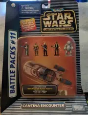 Vintage Star Wars Micro Machines Action Fleet Battle Pack 11 Cantina Encounter
