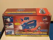 ER Emergency Ready 6NWB Solar/Hand-Crank Powered LED Flashlight